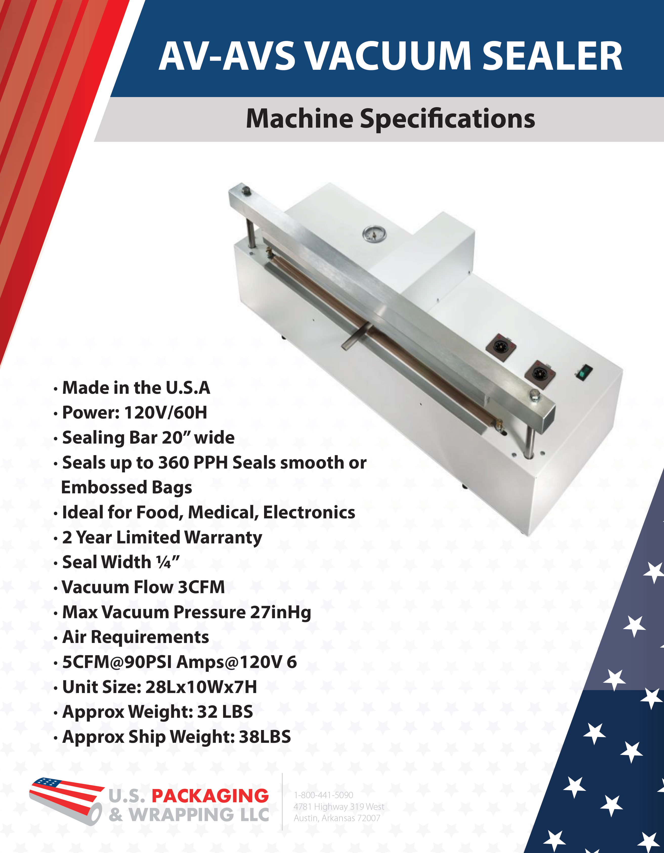Vacuum Sealer For Commercial Packaging